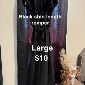 Elegant Black Women's Dress